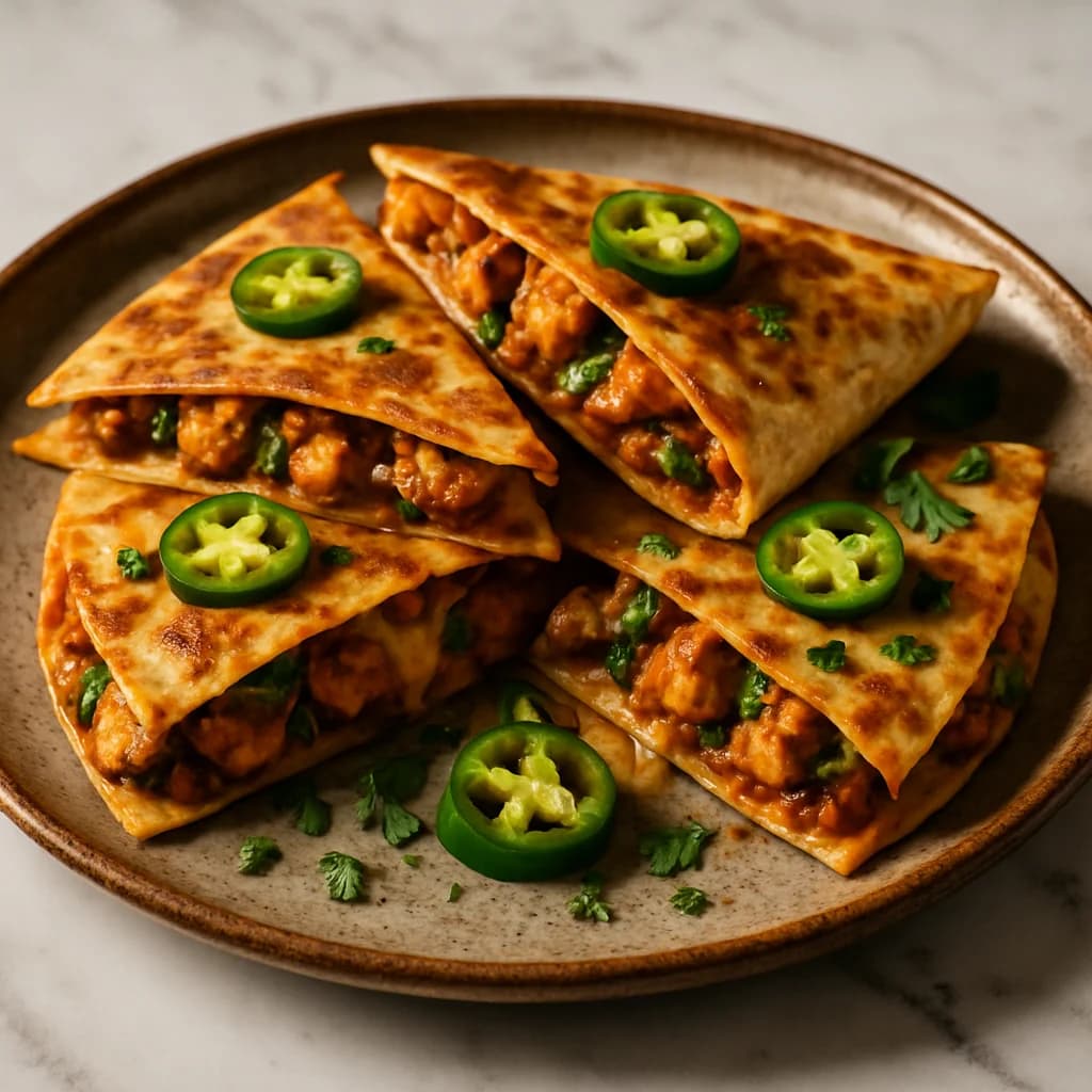 Smoky Jalapeño Chicken Quesadillas recipe