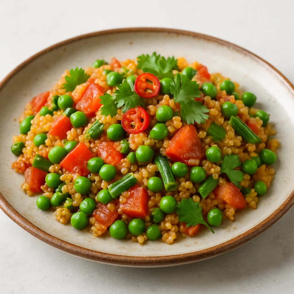 Spicy Thai Coconut Quinoa Scramble recipe