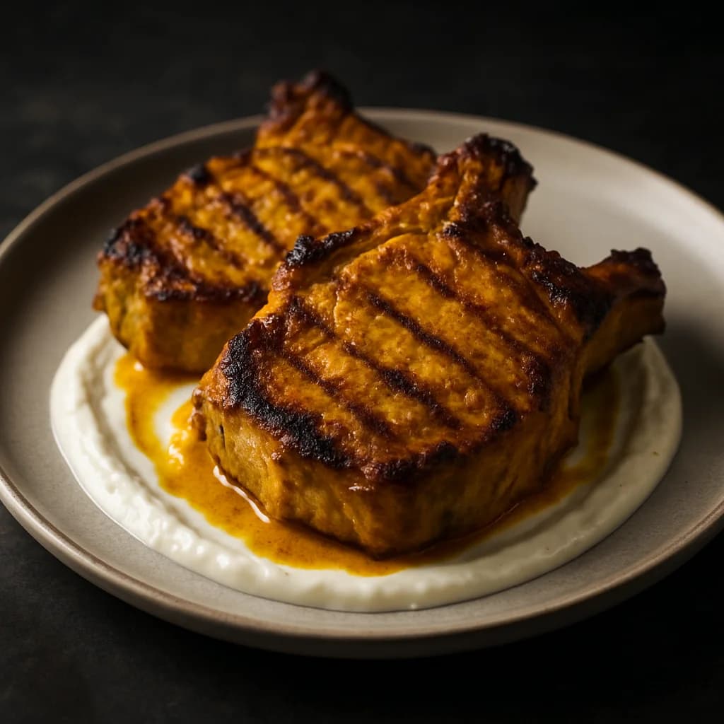 Steakhouse-Style Pork Chops recipe