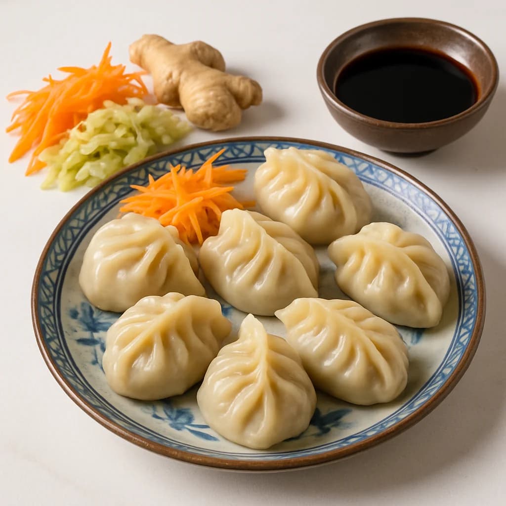 Steamed Dumplings Ready-To-Cook Recipe Kit recipe