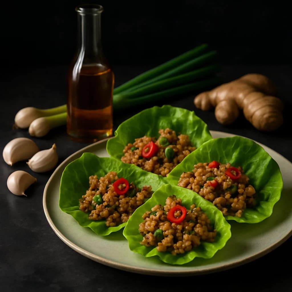 Thai Chicken Lettuce Wraps Recipe Kit recipe