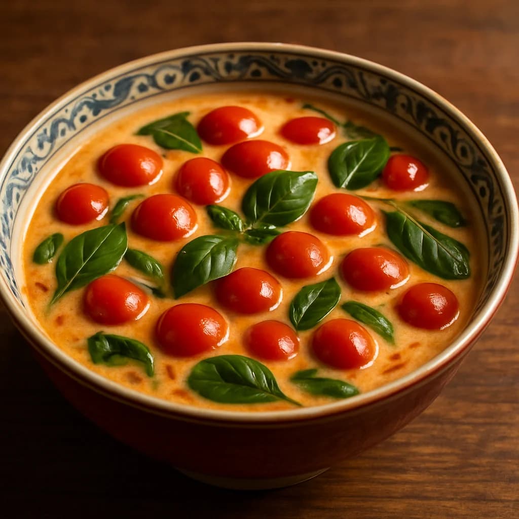 Thai Sweet and Sour Basil Soup recipe