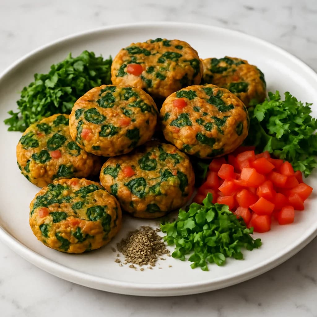Tuscan Chickpea Garden Bites recipe