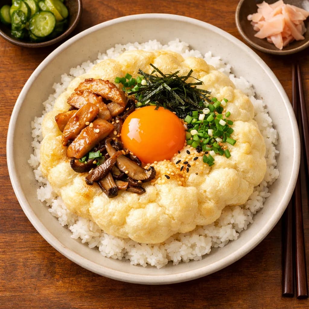 Fluffy Tamago Rice Bowl recipe
