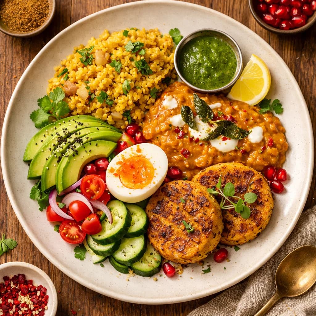 Golden Millet Lentil Breakfast Bowl recipe