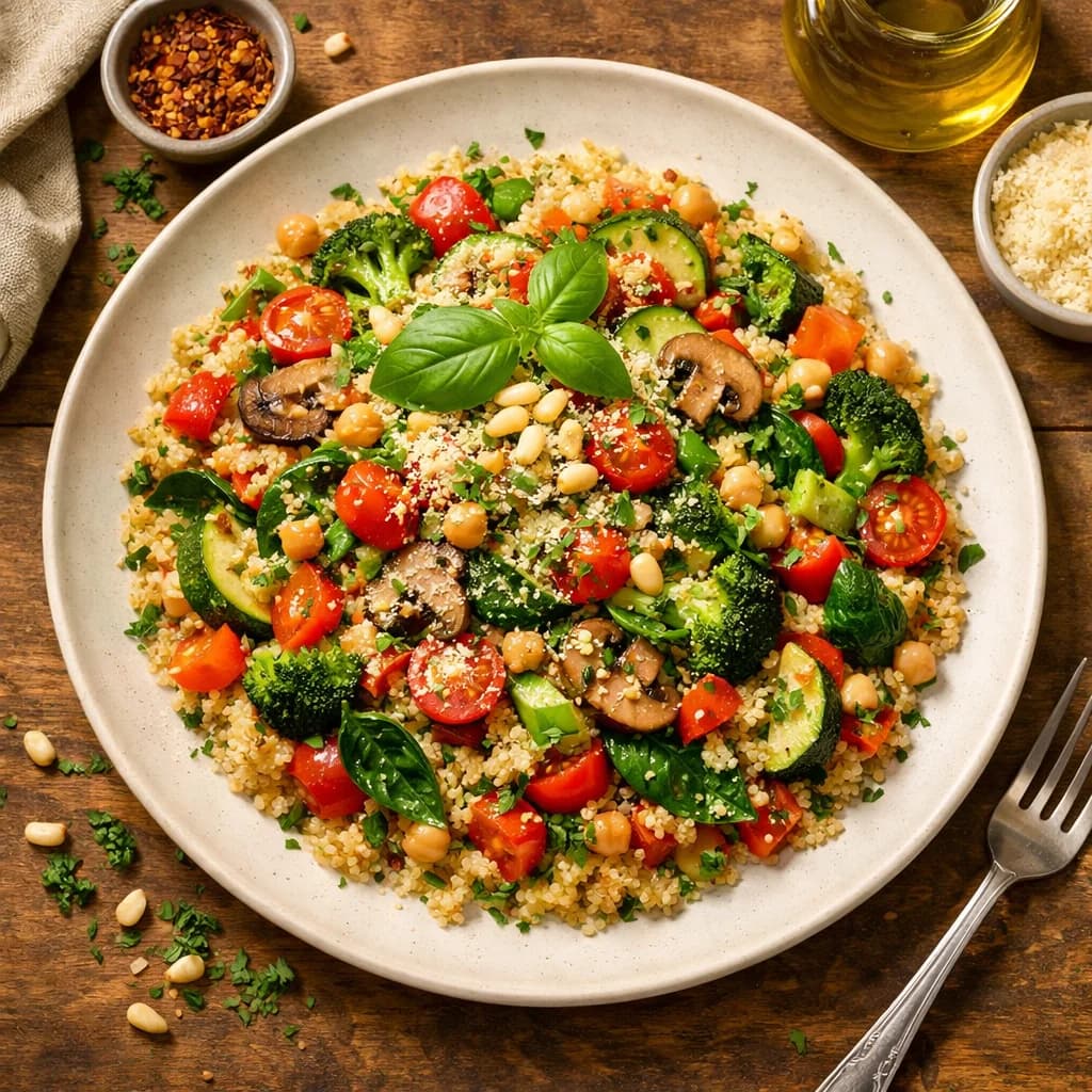 Herbed Quinoa and Vegetable Stir Fry recipe