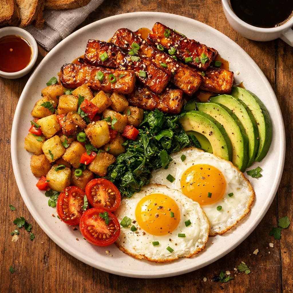 Maple-Glazed Tempeh Breakfast Skillet recipe