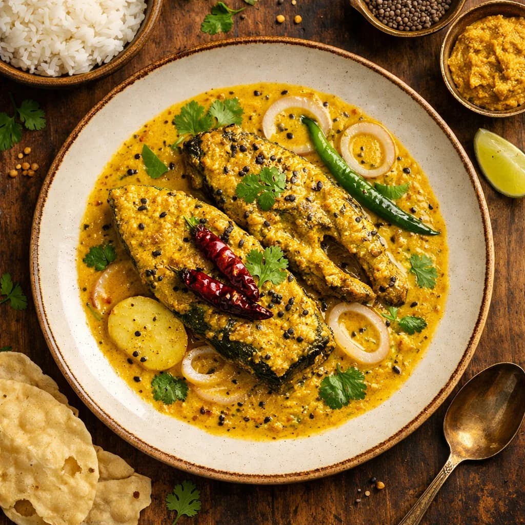 Odisha Style Macha Besara Fish in Mustard Sauce recipe