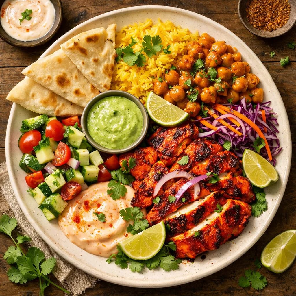 Tandoori Chicken Buddha Bowl recipe