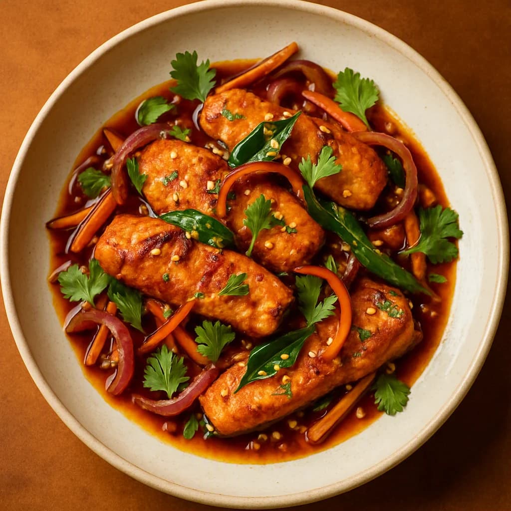 Tangy Tamarind Fish Stir Fry recipe