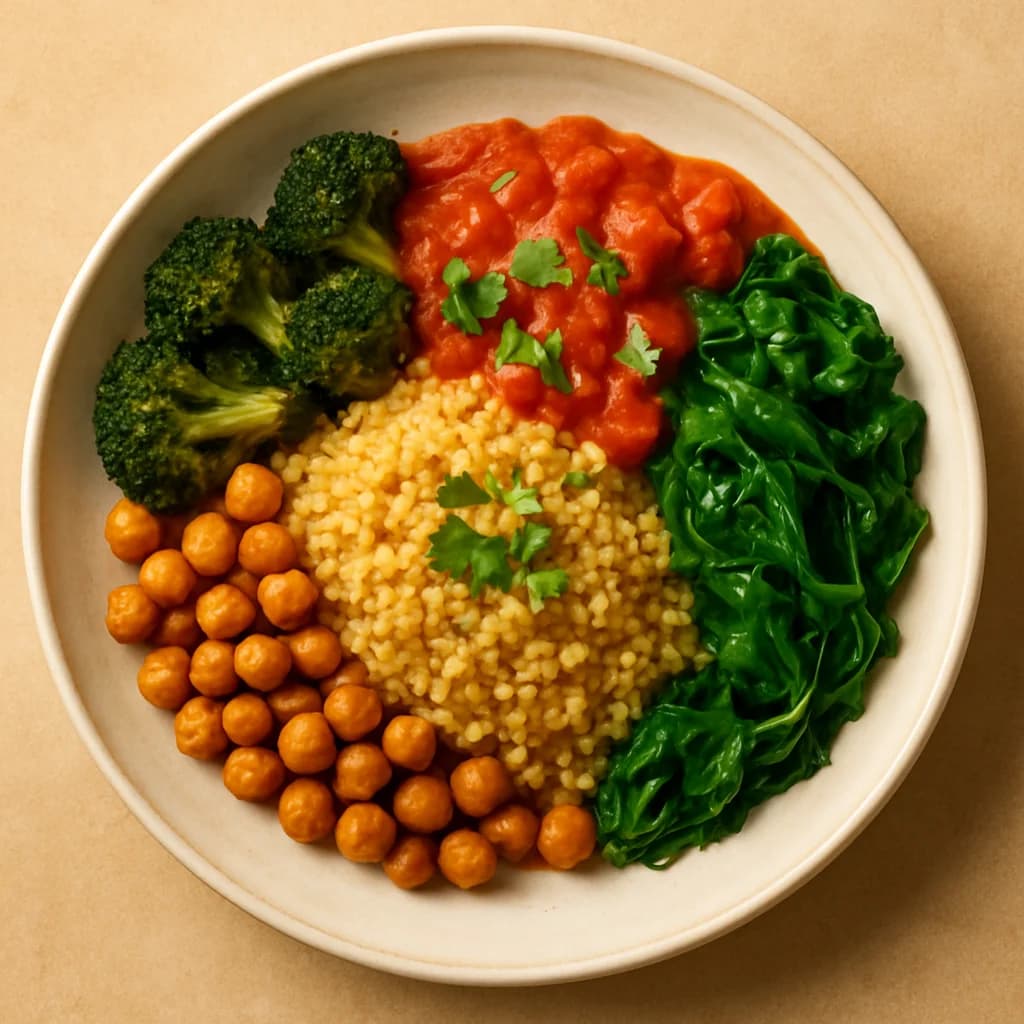 Tangy Tomato and Coconut Millet Bowl recipe
