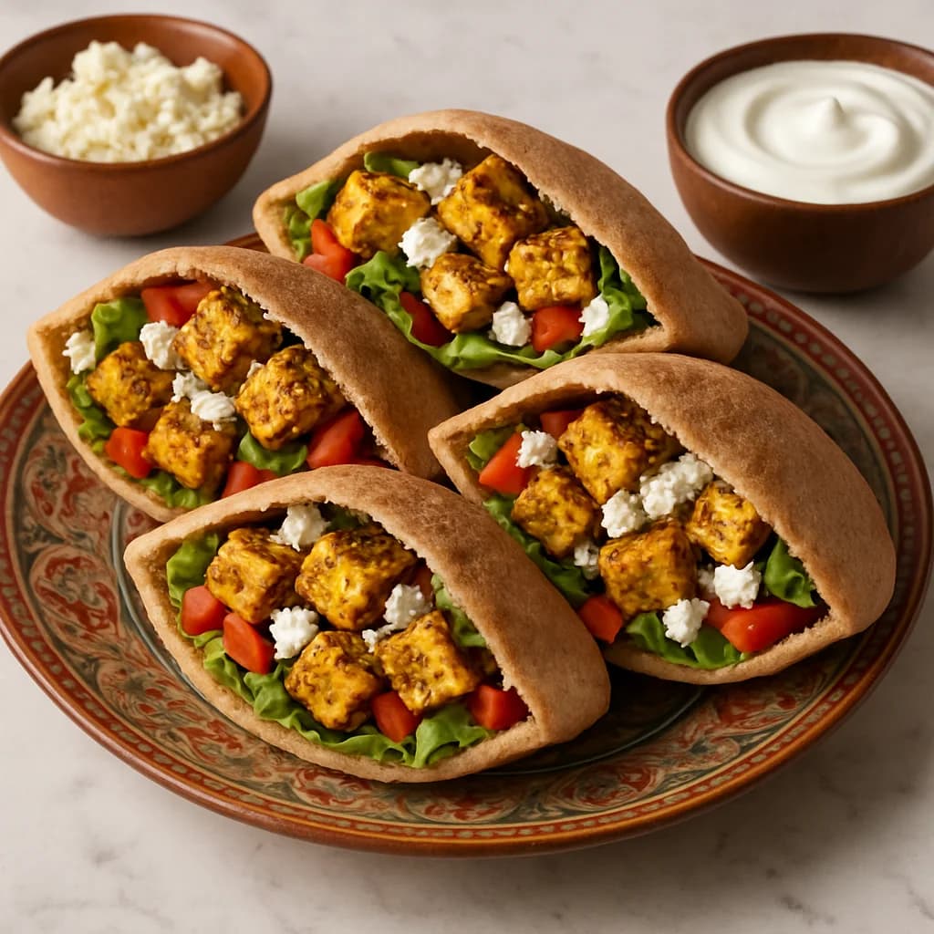Za'atar Feta & Chicken Pita Pockets recipe
