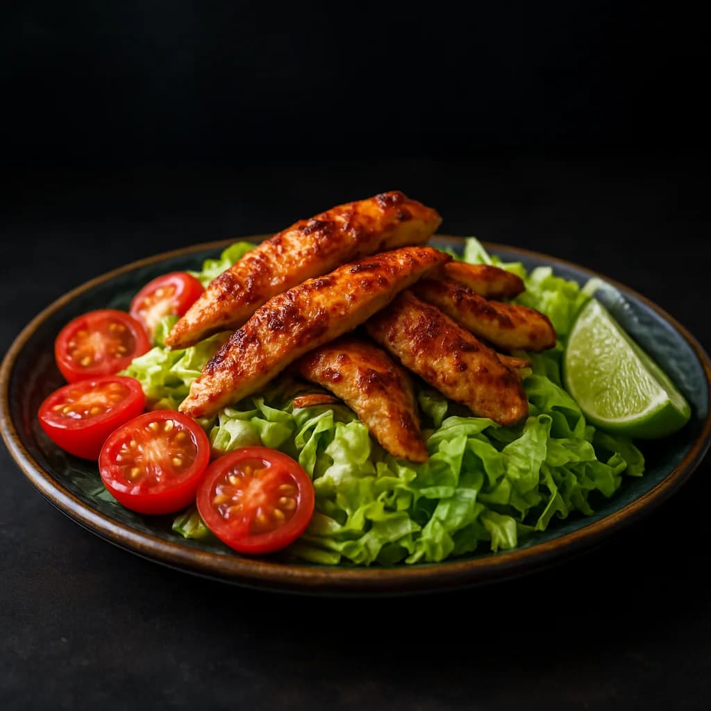 Zesty Lime Chicken Fajita Salad recipe