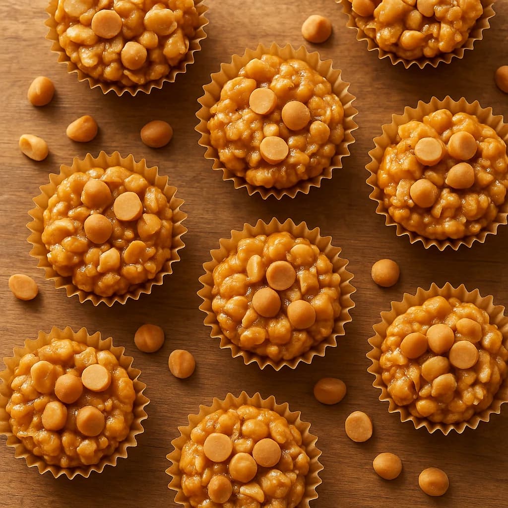 Asian Peanut Butterscotch Crunch Bites recipe