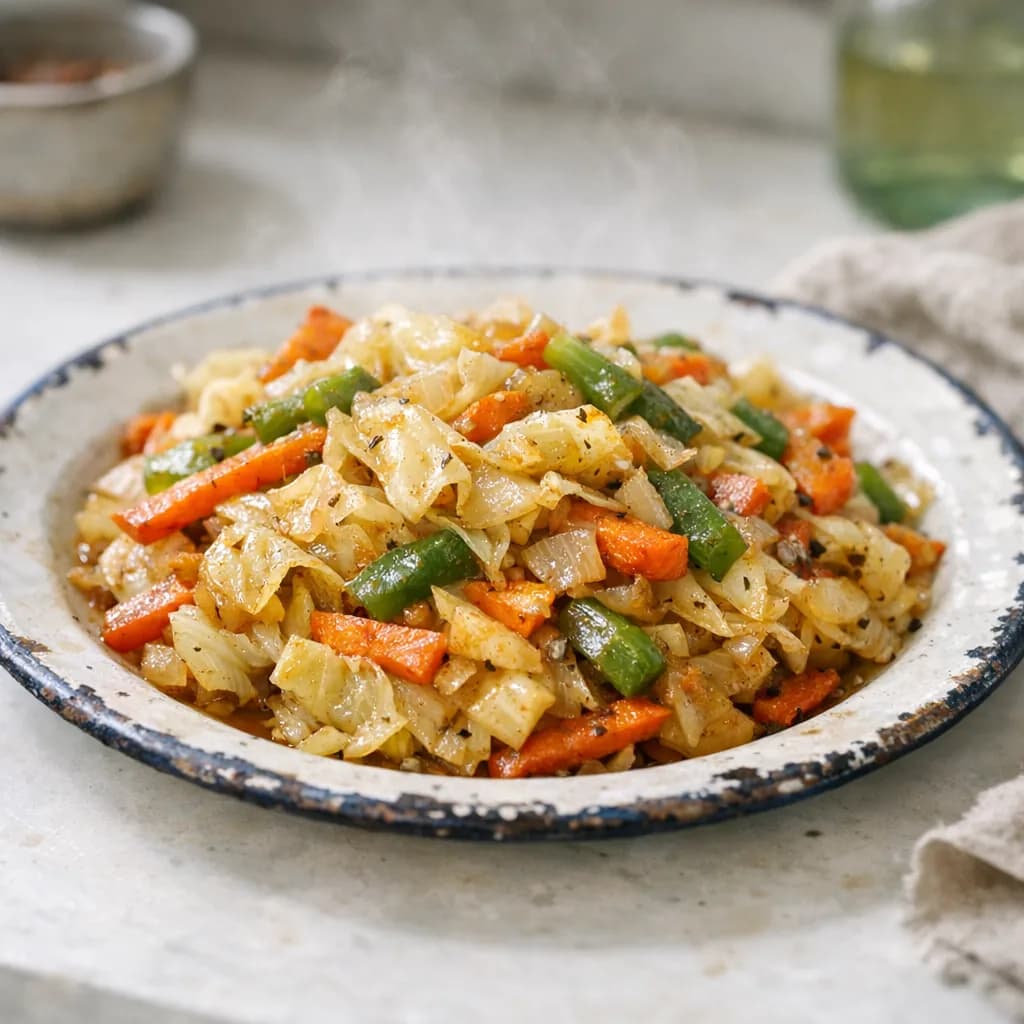 Baked Cabbage and Carrot Medley recipe