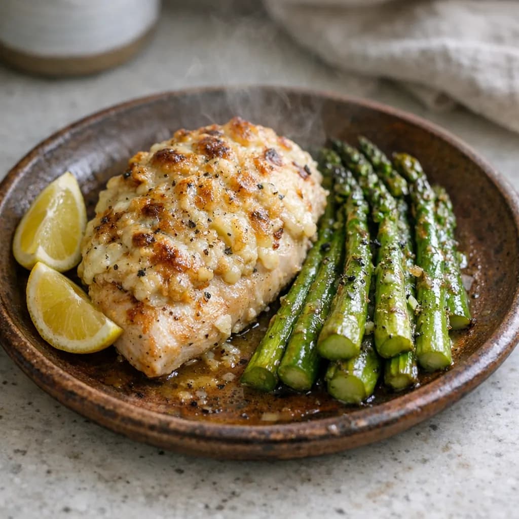 Baked Chicken and Asparagus Dinner recipe