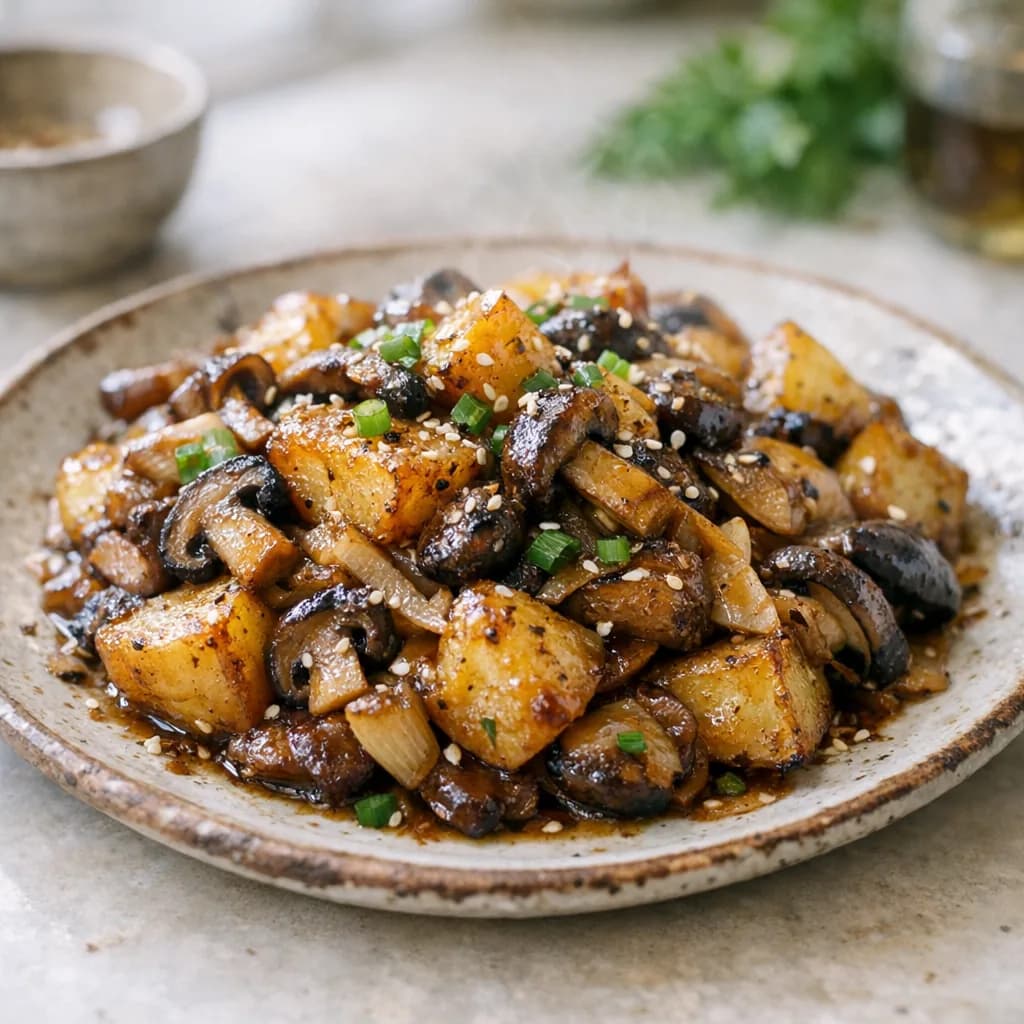 Baked Chicken and Mushroom Dinner recipe