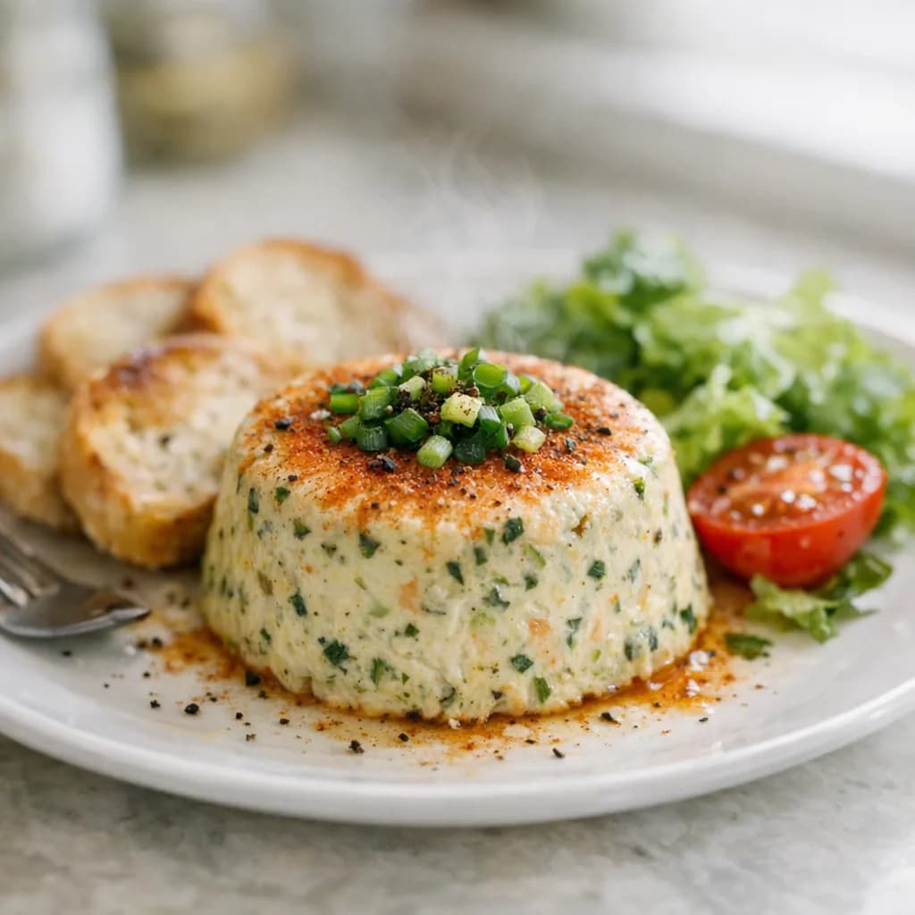 Baked Salmon and Herb Mousse recipe
