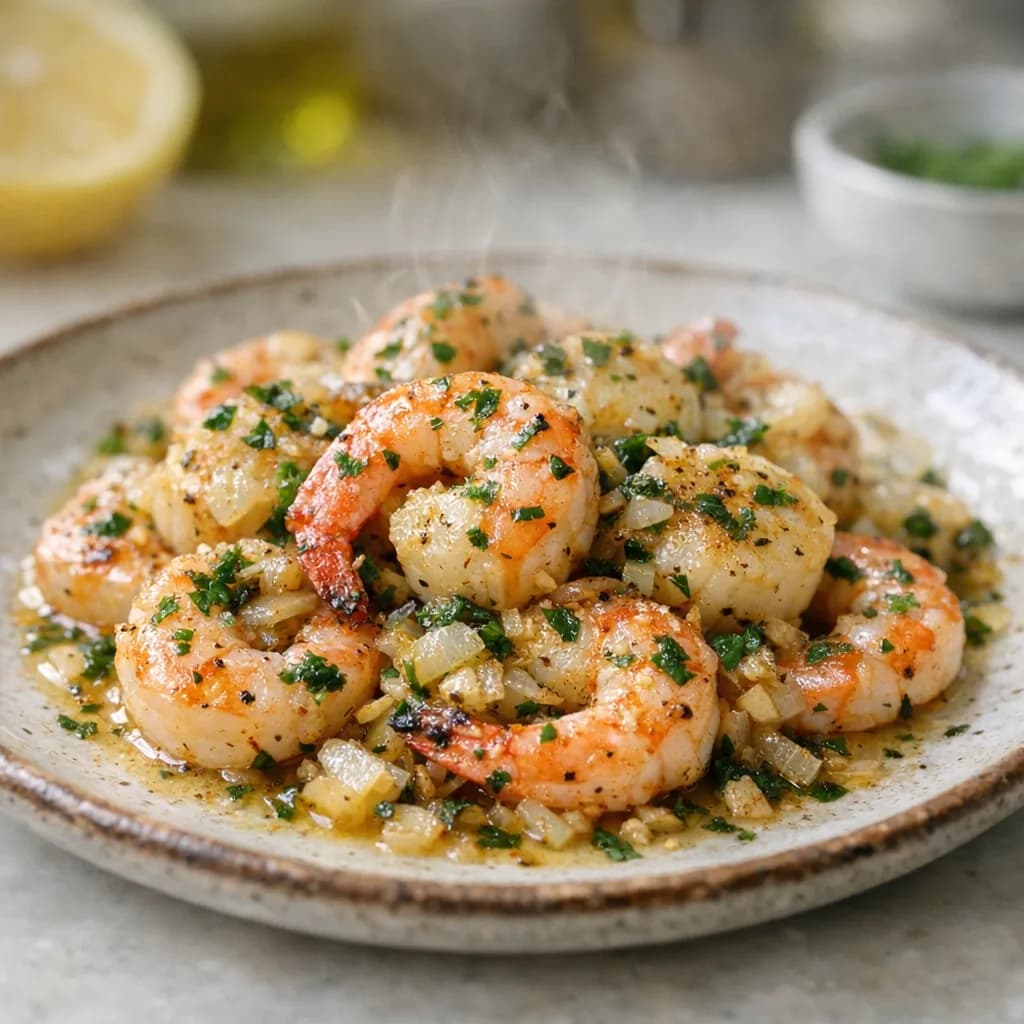 Baked Shrimp and Scallops with Herbs recipe