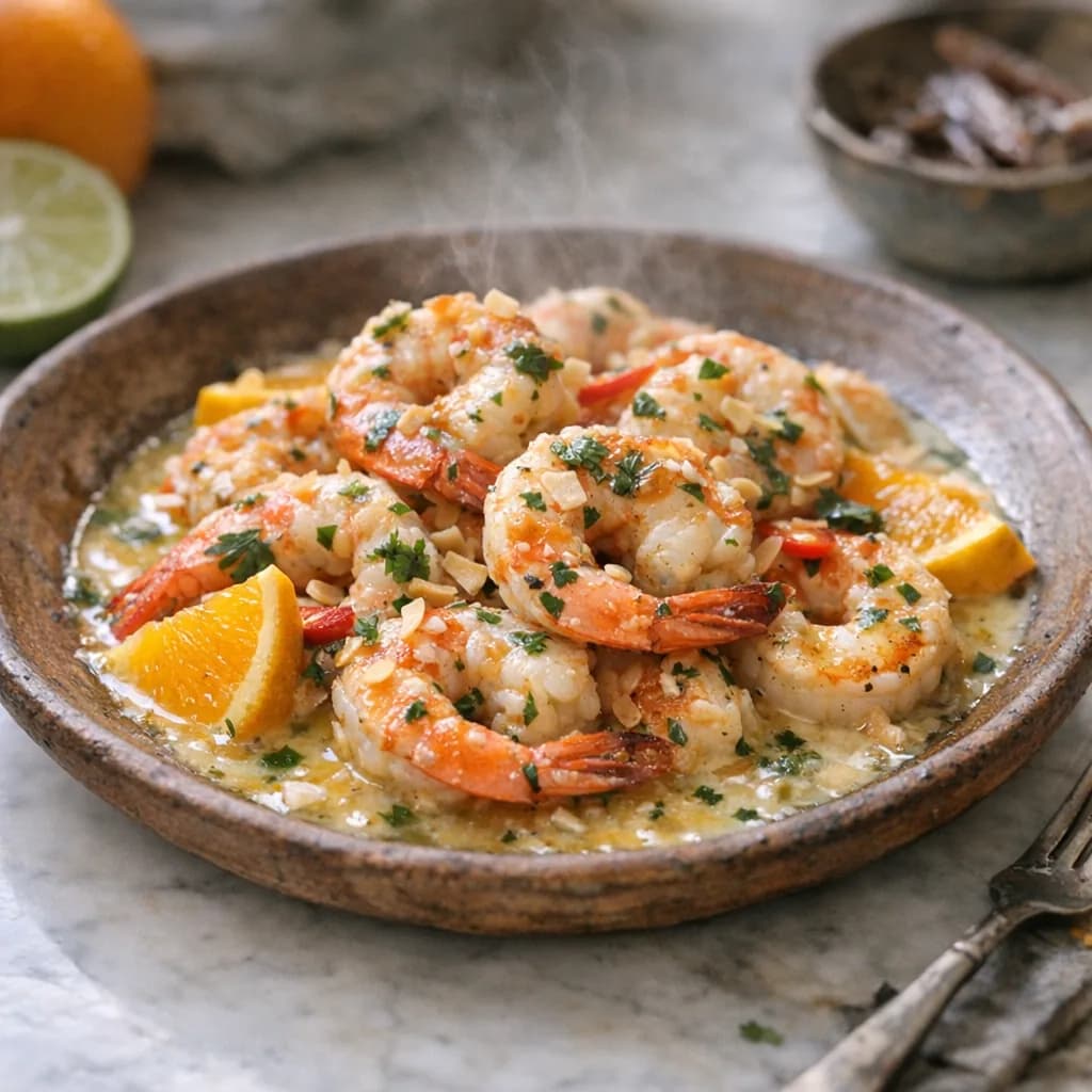 Baked Shrimp with Coconut Lime Sauce recipe