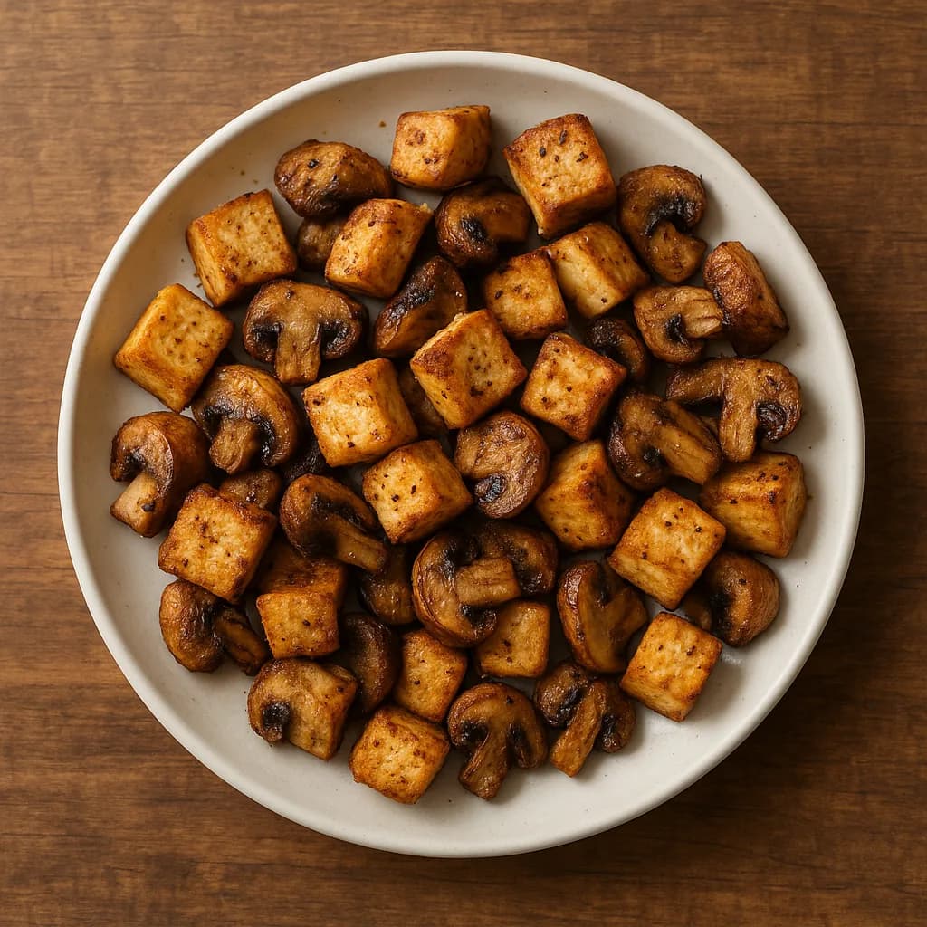 Baked Tofu Garlic Bites recipe