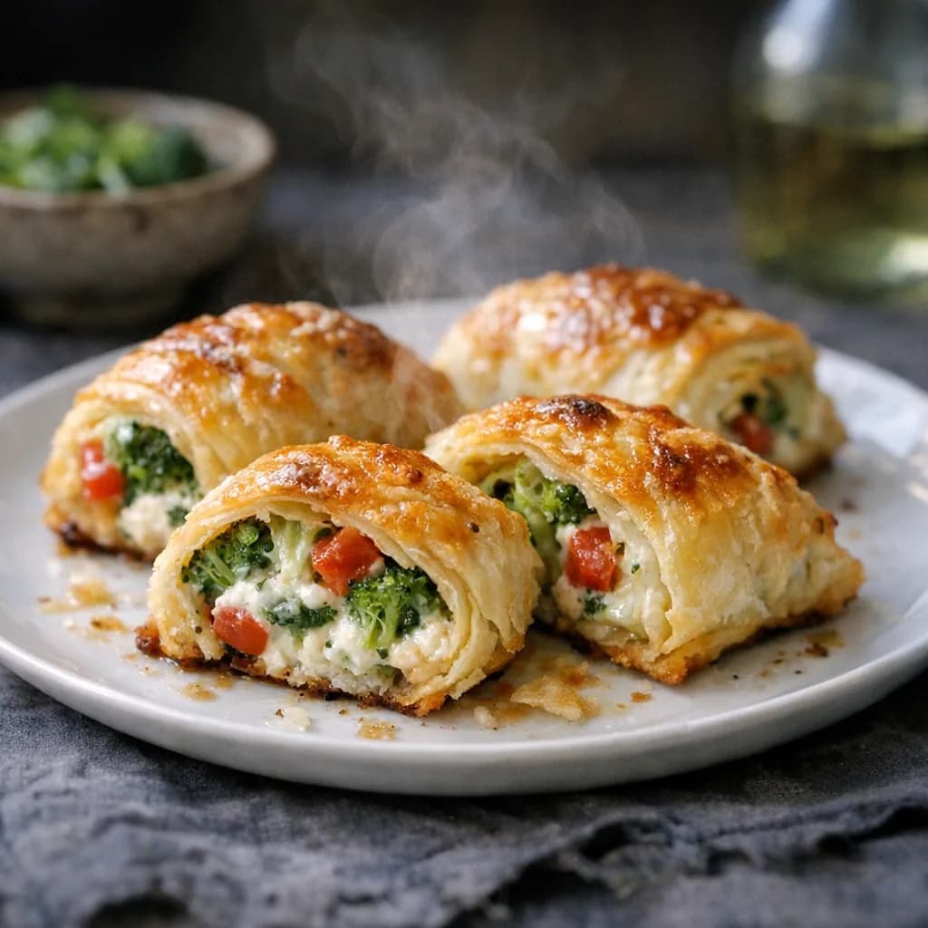 Baked Veggie Protein Rolls recipe