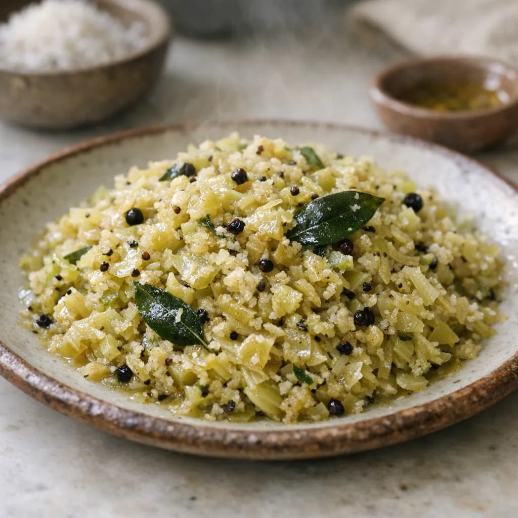 Cabbage and Coconut Kootu recipe
