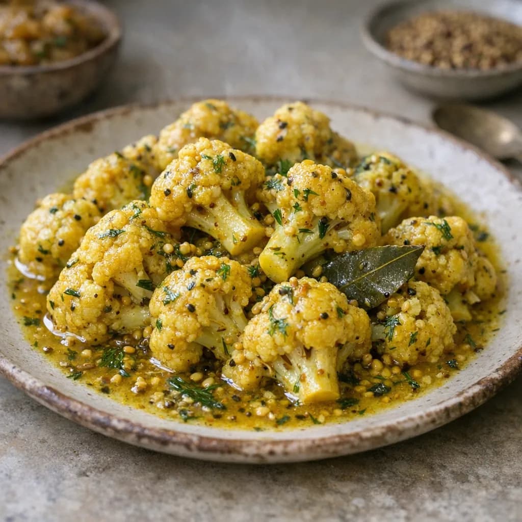 Cauliflower in Mustard-Dill Sauce recipe