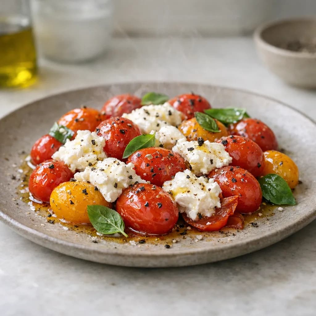 Cherry Tomato and Chevre Delight recipe