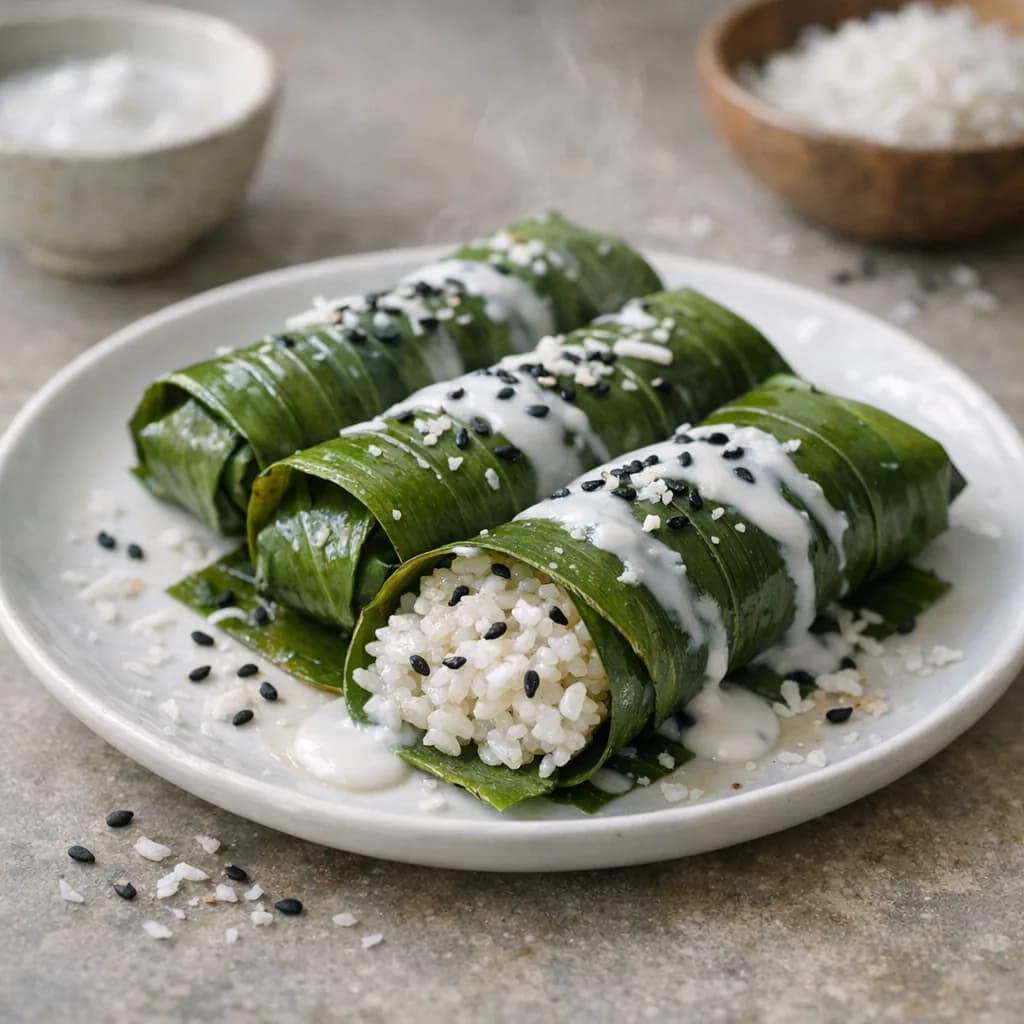 Coconut Basmati Rice Wraps with Sesame recipe