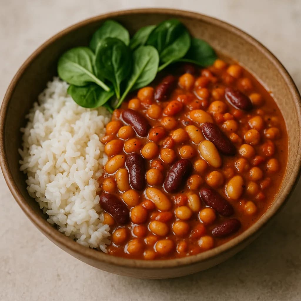 Coconut Chickpea Dinner Bowl recipe