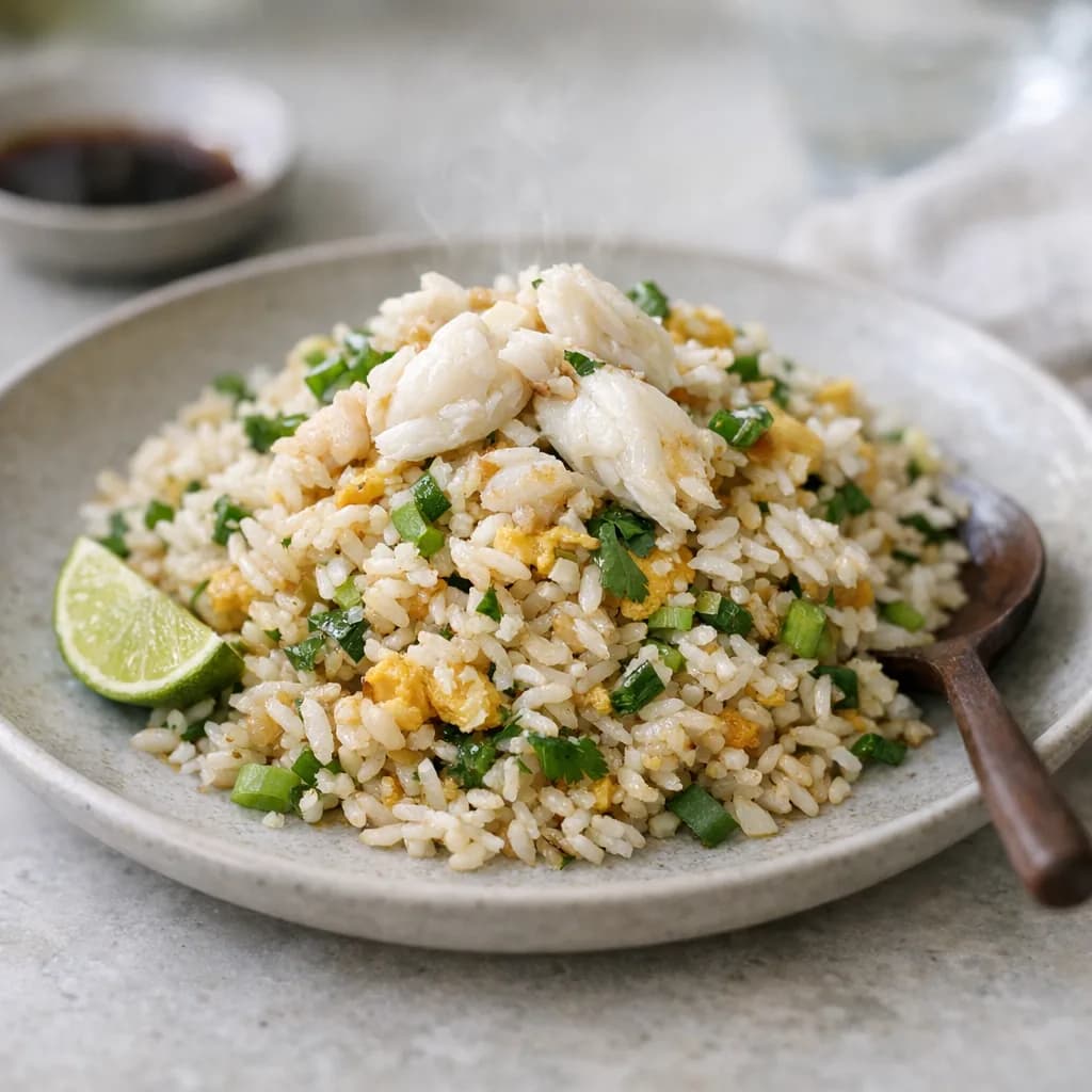 Crab and Herb Jasmine Rice Bowl recipe