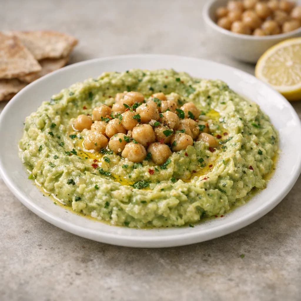 Creamy Avocado Chickpea Dip recipe