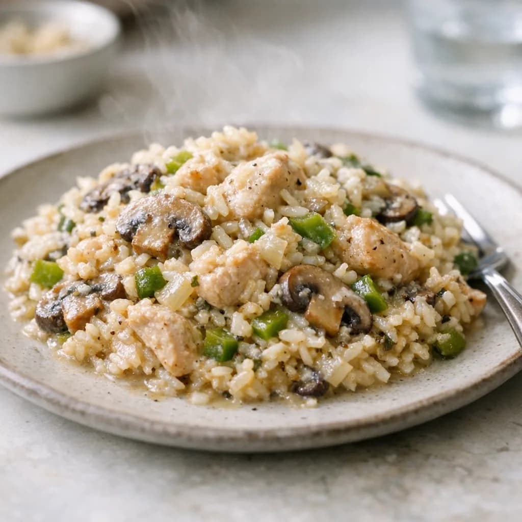 Creamy Chicken and Vegetable Rice recipe