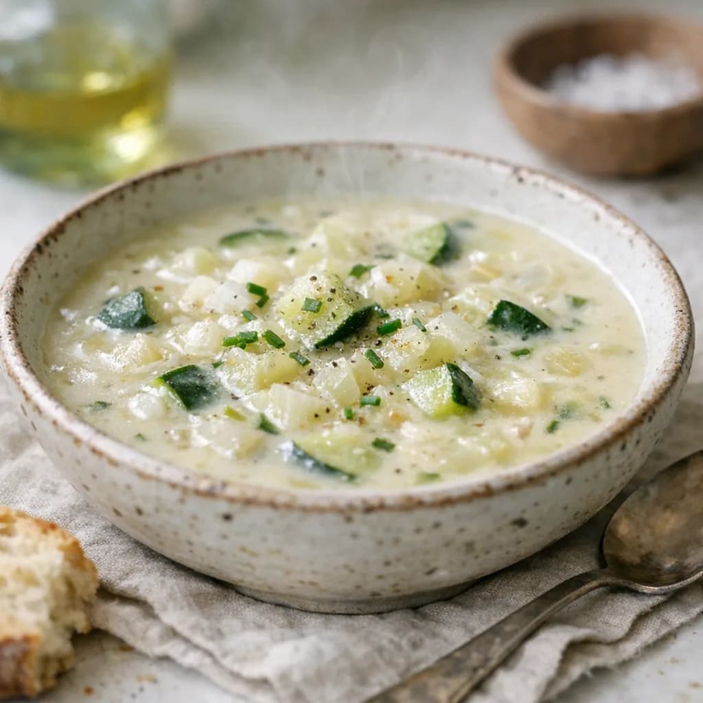 Creamy Cucumber and Onion Soup recipe