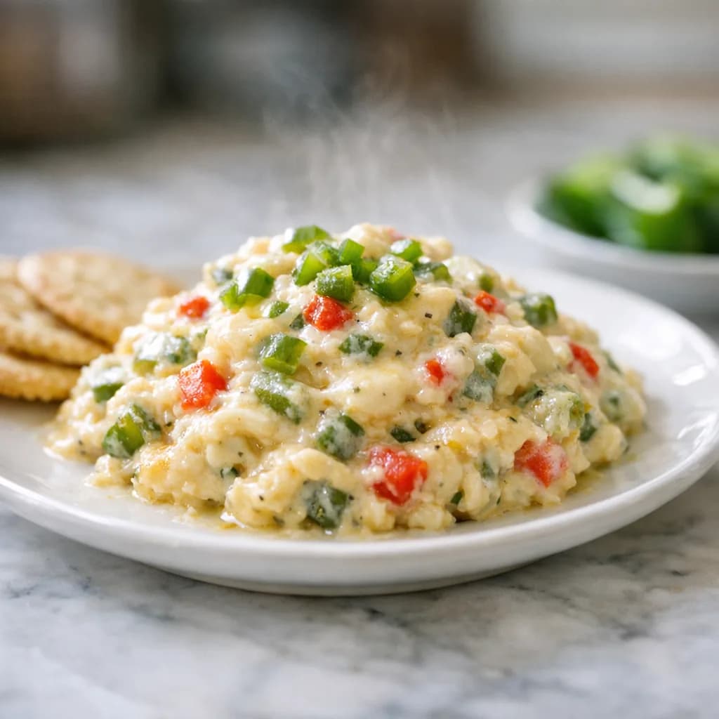 Creamy Sharp Cheese and Bell Pepper Spread recipe