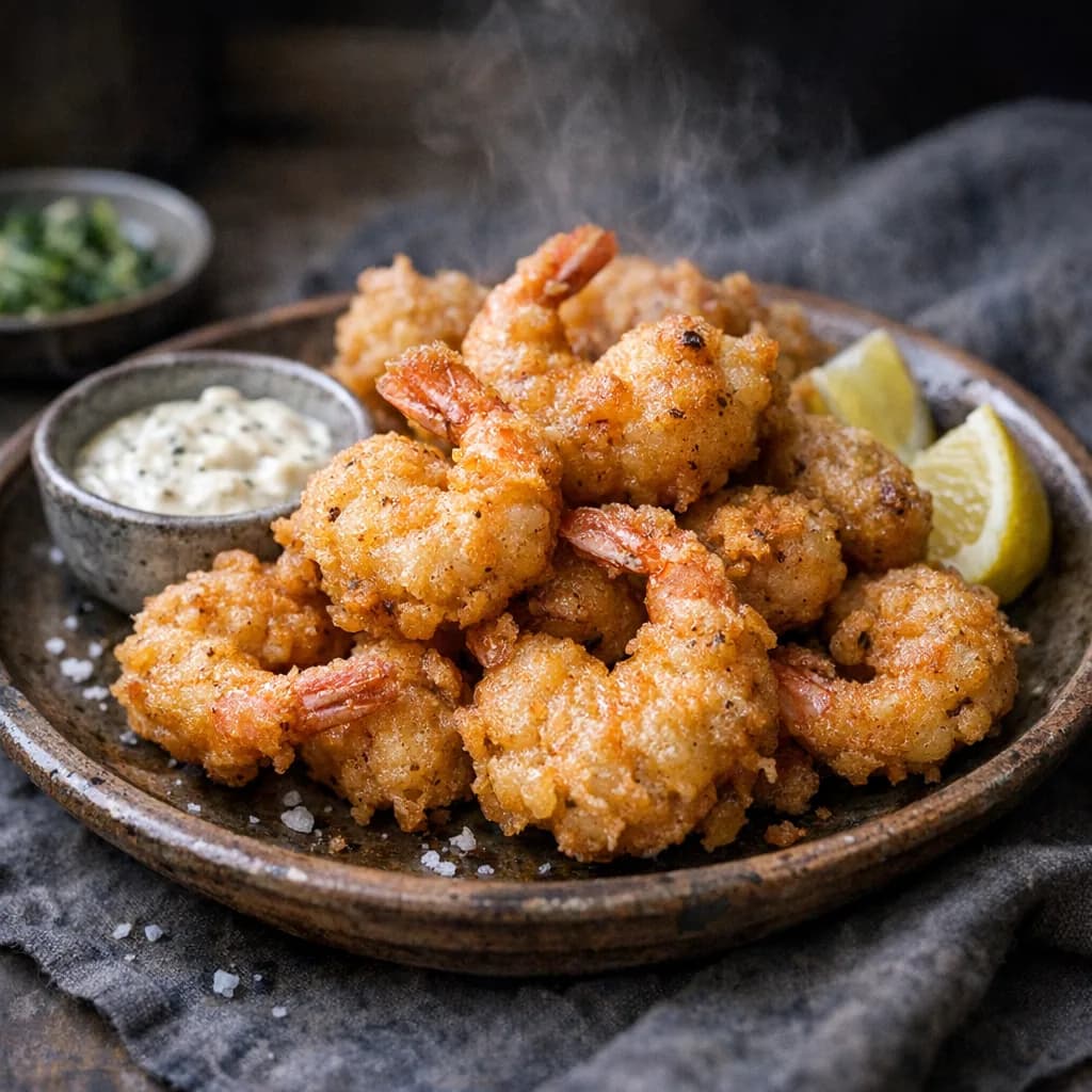 Crispy Beer-Battered Shrimp recipe
