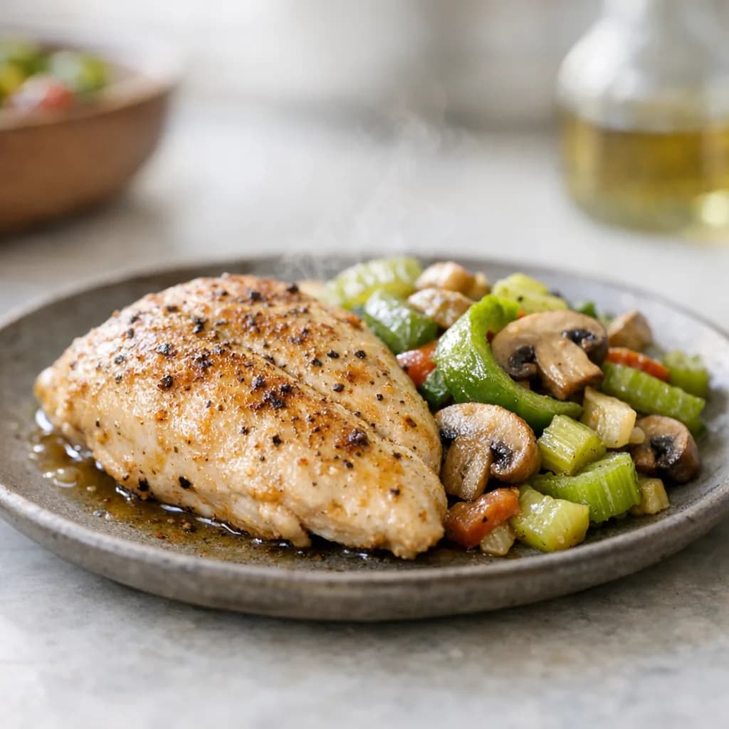 Diabetic-Friendly Baked Chicken and Veggies recipe