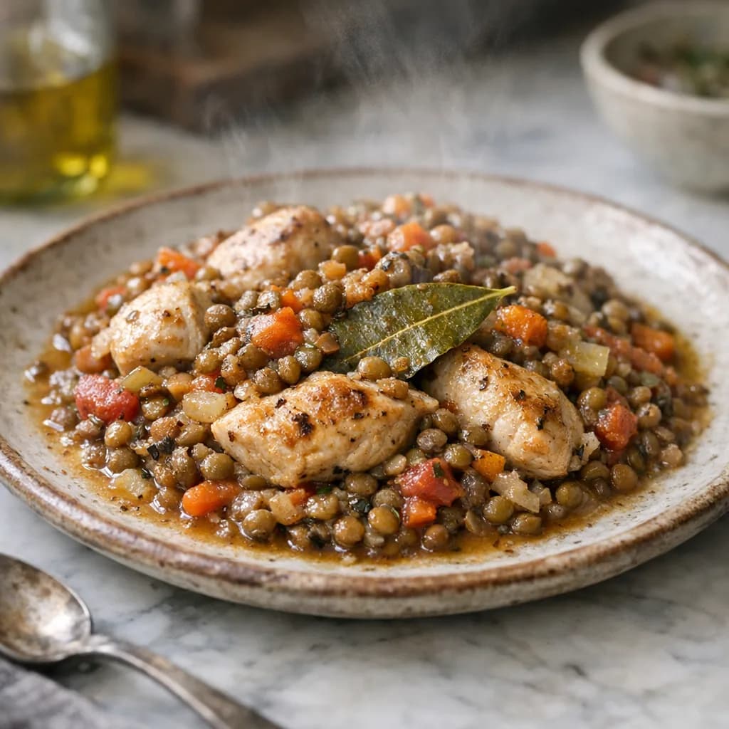 Diabetic-Friendly Chicken and Lentil Casserole recipe