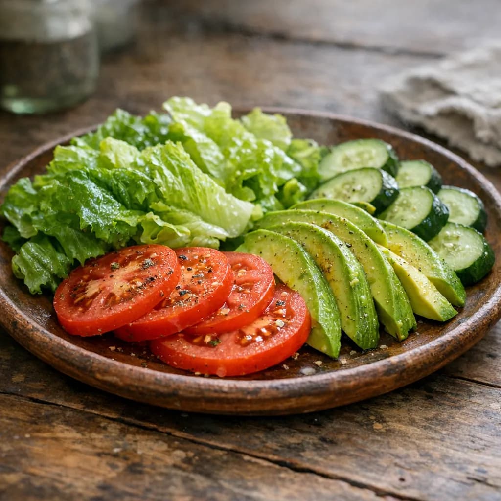 Diabetic-Friendly Vegetable Platter recipe