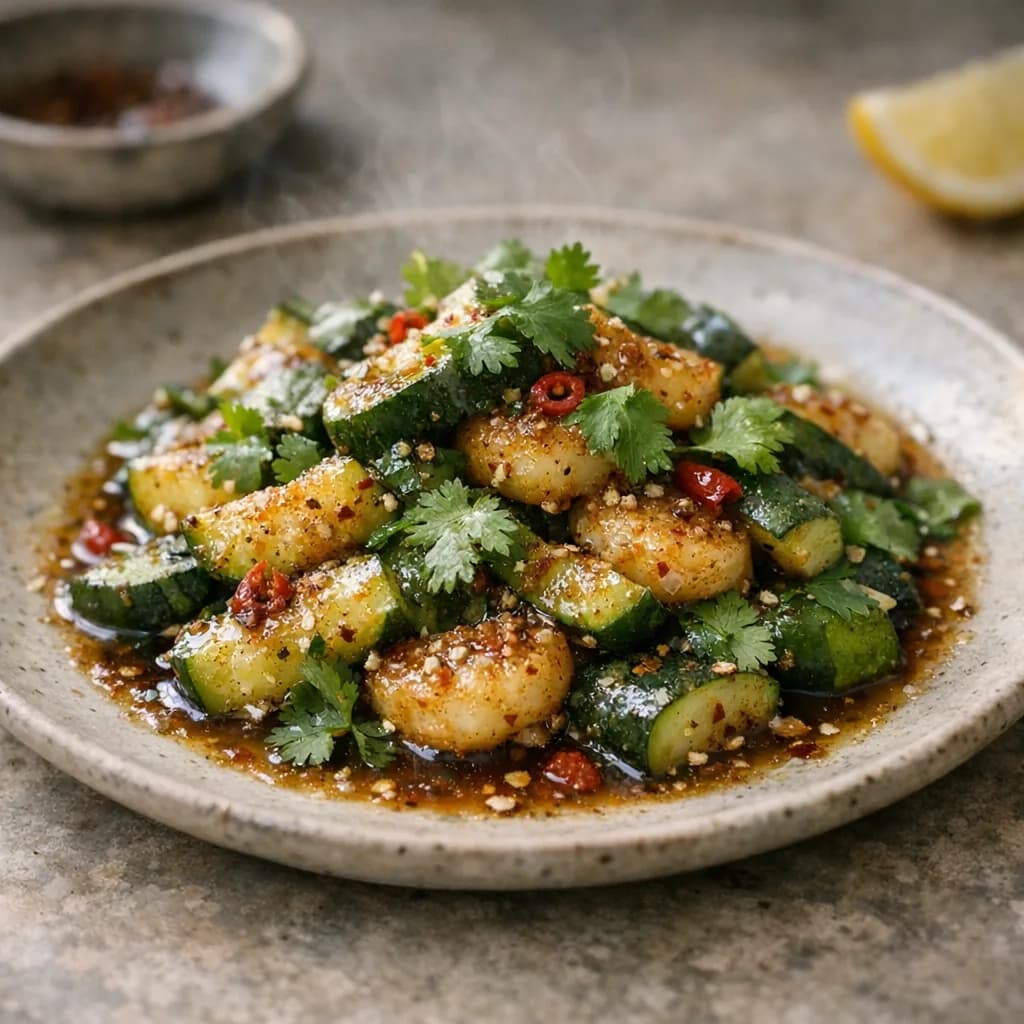 Five Spice Prawns with Lemon Soy Glaze recipe