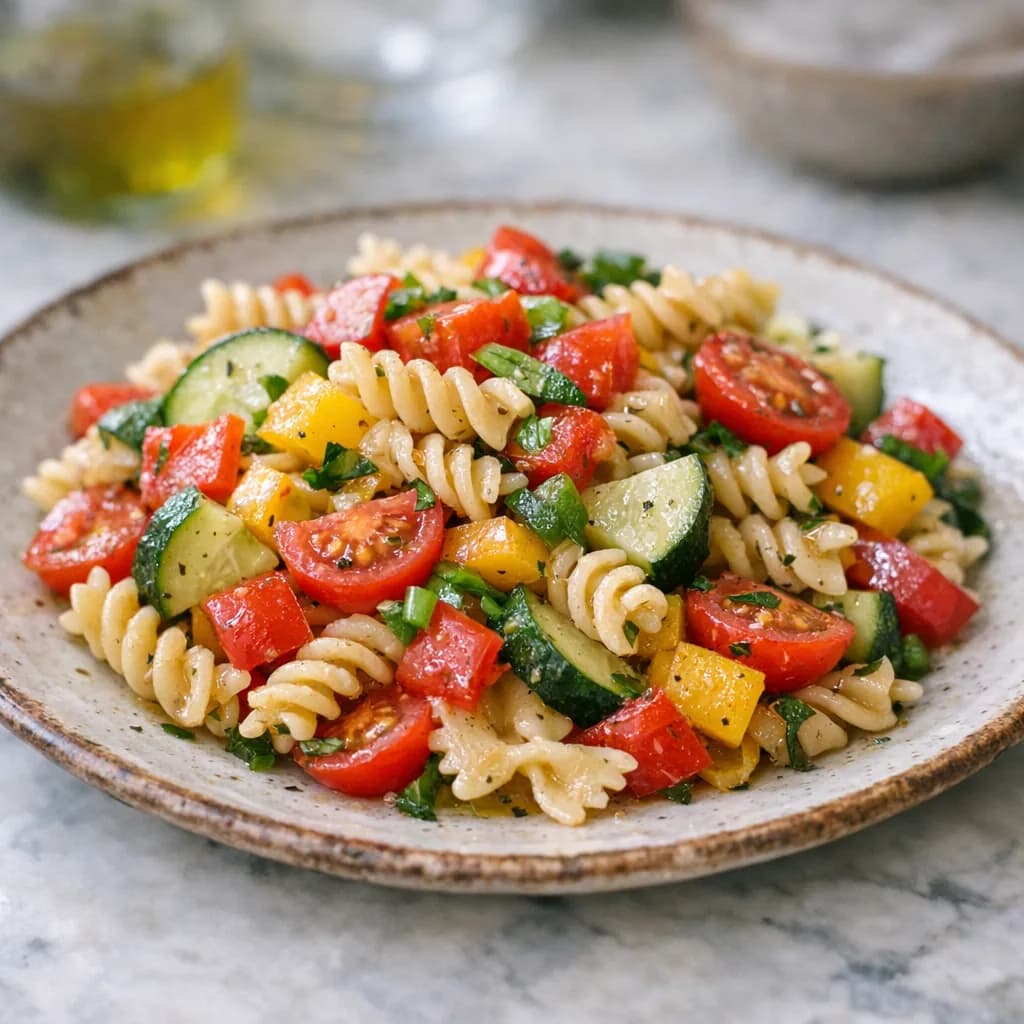 Fresh Vegetable Pasta Salad recipe