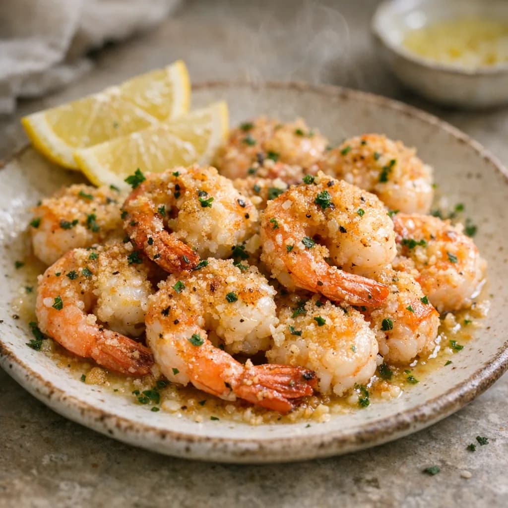 Garlic Butter Baked Shrimp recipe