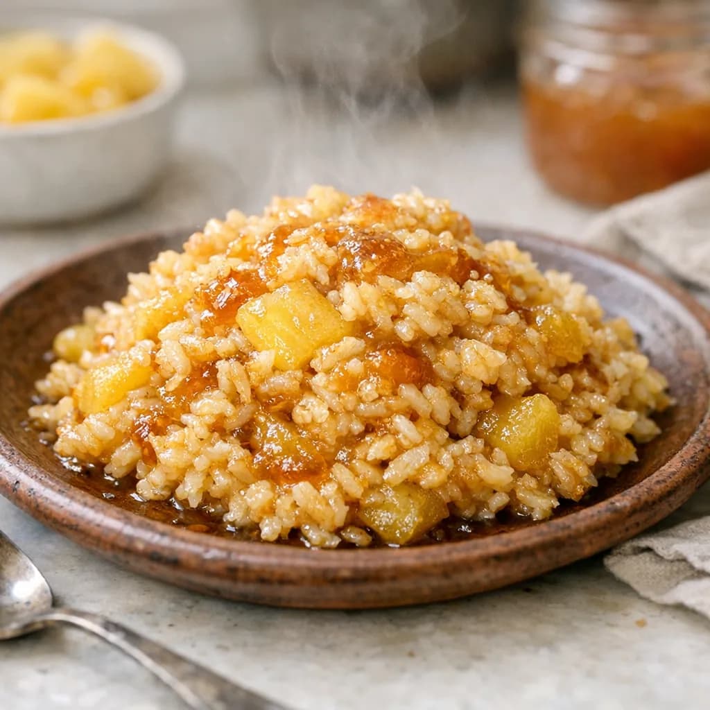 Gluten-Free Baked Pineapple Rice Casserole recipe