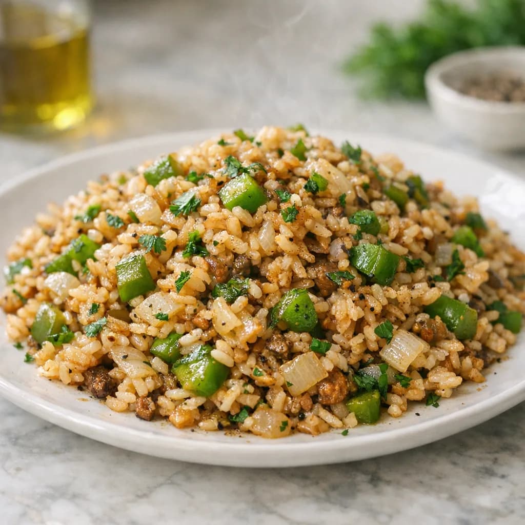 Gluten-Free Beef and Rice Skillet recipe