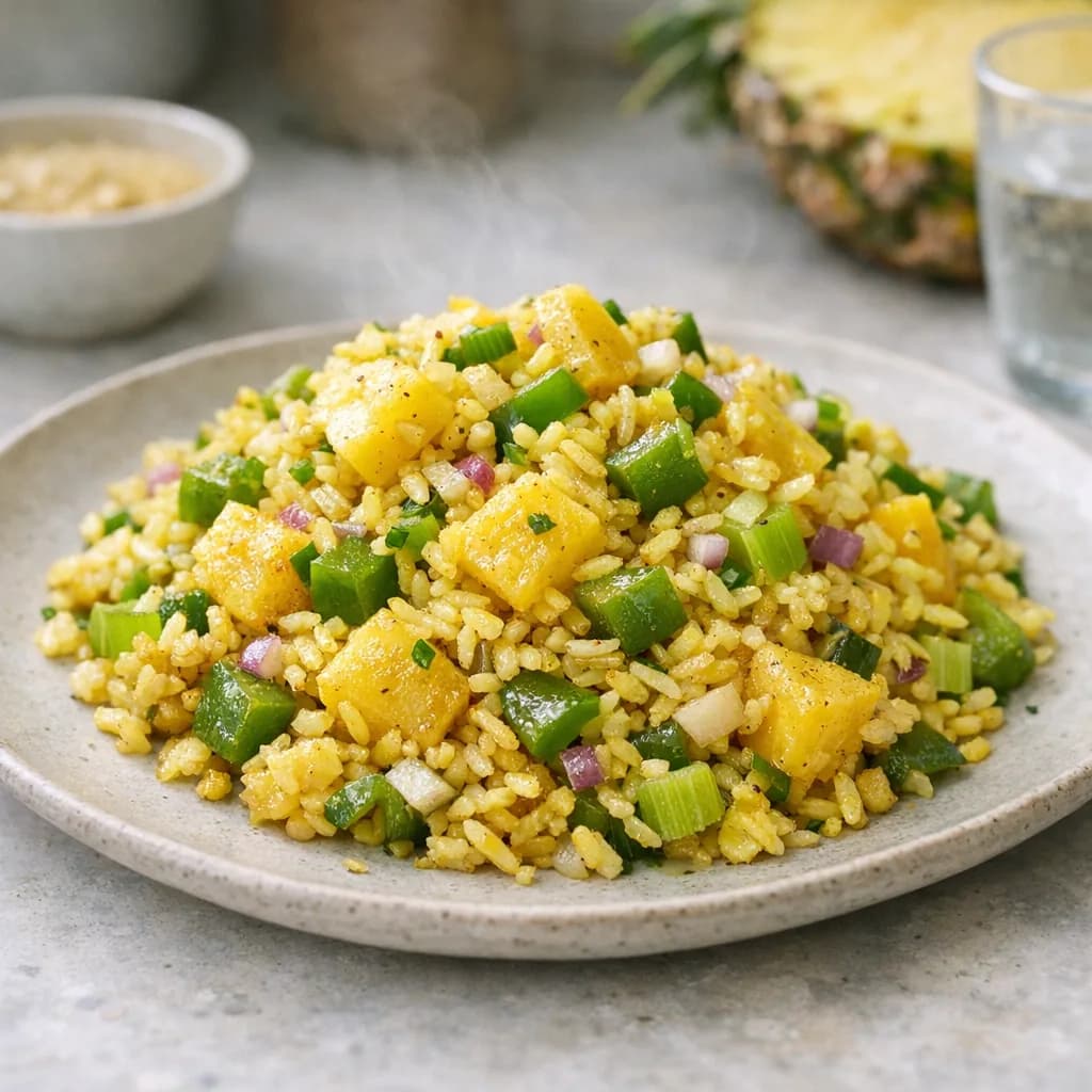 Curry Quinoa Salad with Pineapple recipe