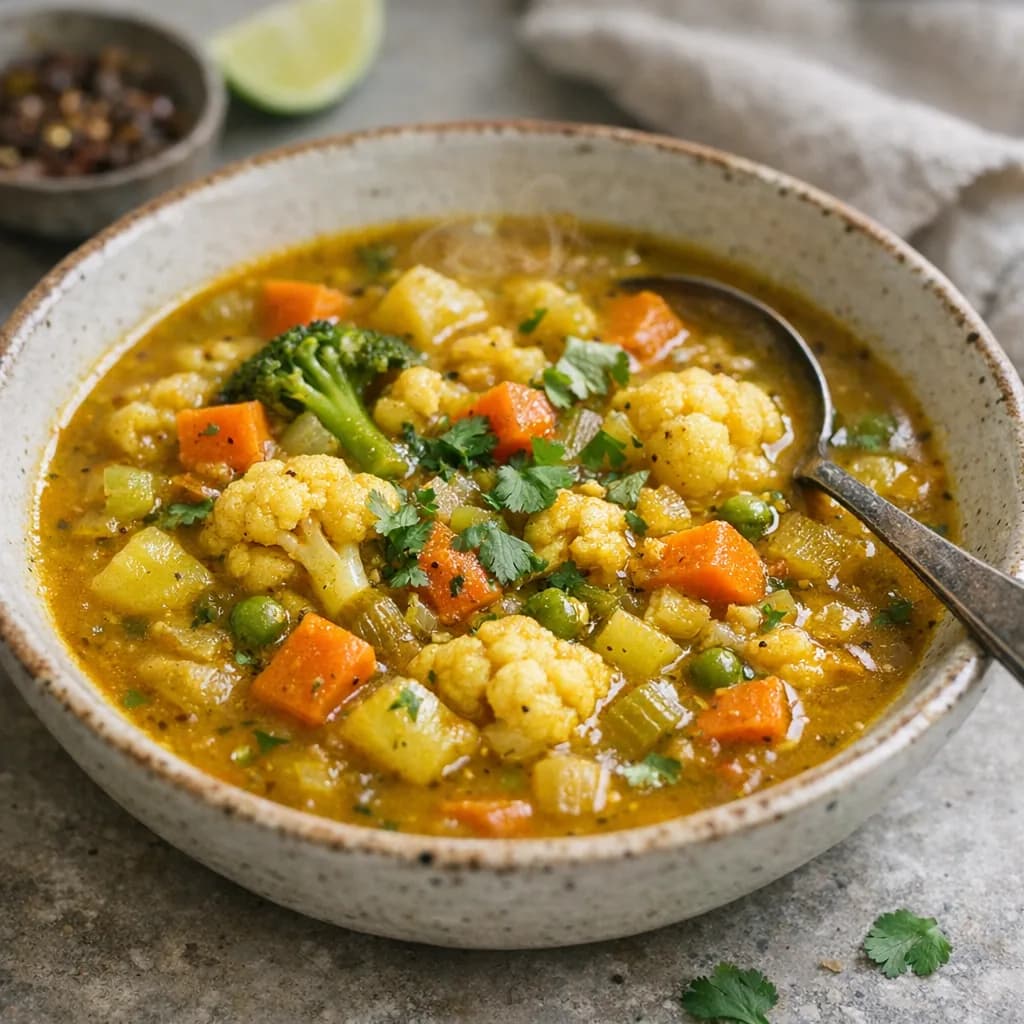Gluten-Free Curried Vegetable Soup recipe