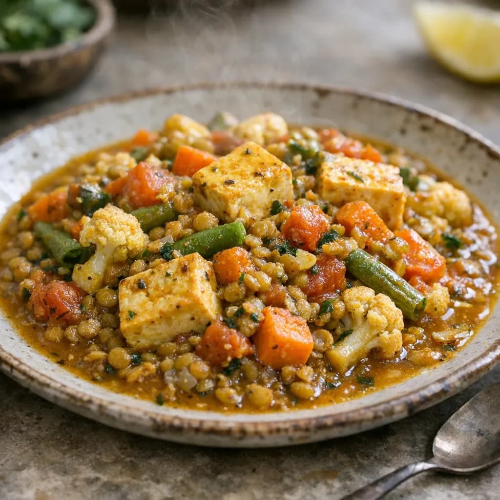 Gluten-Free Indian Lentil and Vegetable Curry recipe