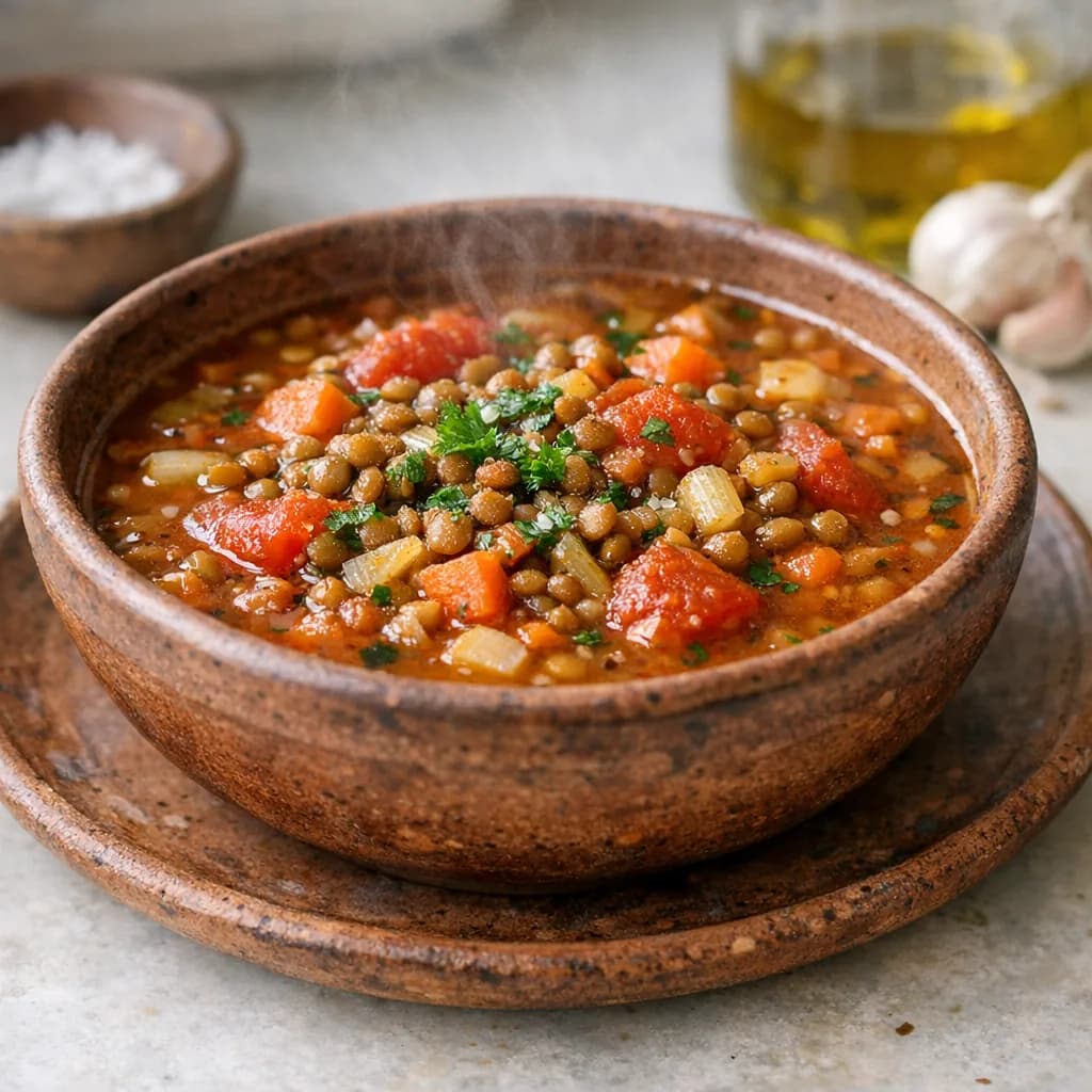 Gluten-Free Lentil and Vegetable Soup recipe