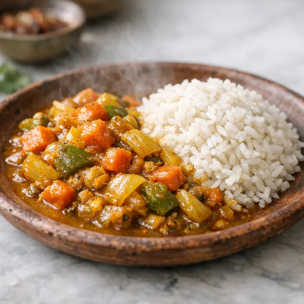 Gluten-Free Pork Curry Rice recipe